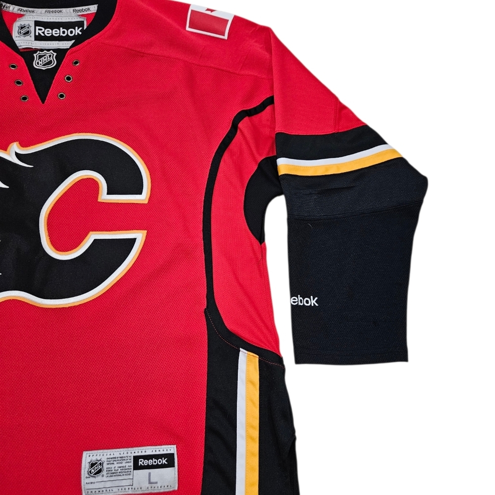 Calgary Flames Reebok Premier Jersey Size L - Picture 3 of 10